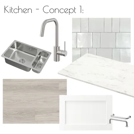 Kitchen - Concept 1 Interior Design Mood Board by Libby Malecki Designs on Style Sourcebook