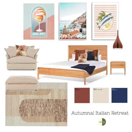 Autumnal Italian Retreat Interior Design Mood Board by OBNL design on Style Sourcebook