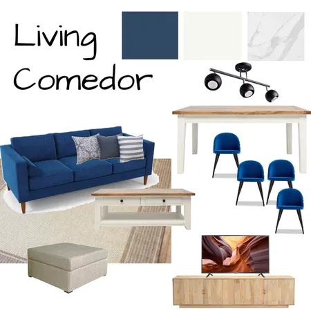 LIVING COMEDOR Interior Design Mood Board by candegc1994@hotmail.com on Style Sourcebook