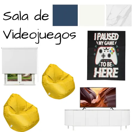 SALA DE VIDEOJUEGOS Interior Design Mood Board by candegc1994@hotmail.com on Style Sourcebook