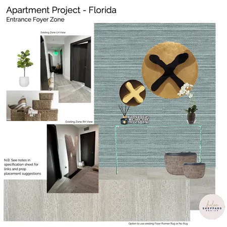 Apartment - Entrance Foyer V1 Interior Design Mood Board by Helen Sheppard on Style Sourcebook