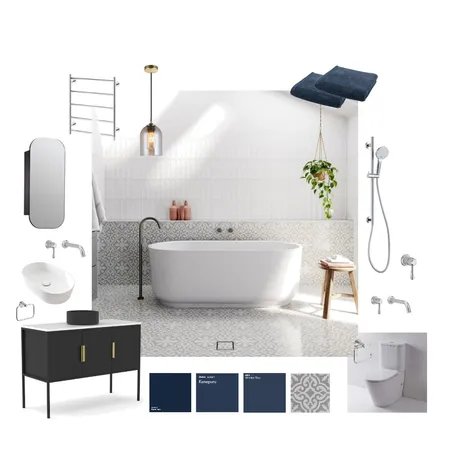 Burman Bathroom Interior Design Mood Board by Sharon Lynch on Style Sourcebook