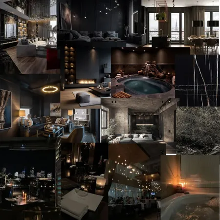 D.A.T Dark Modern Hangout place Interior Design Mood Board by isabel_29 on Style Sourcebook