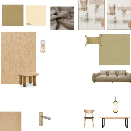 סלון ומטבח בית בגניגר Interior Design Mood Board by Mirela Ben Yair on Style Sourcebook