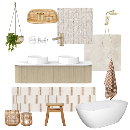 natural bathroom concept Interior Design Mood Board by Suite.Minded on Style Sourcebook