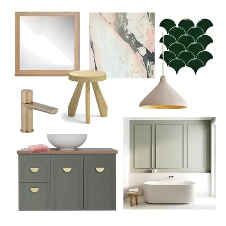 Bathroom Portrait Interior Design Mood Board by Evoke Interior Decorating on Style Sourcebook