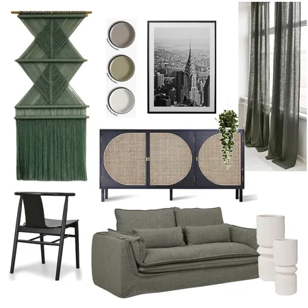 Contemporary olive Interior Design Mood Board by Oleander & Finch Interiors on Style Sourcebook