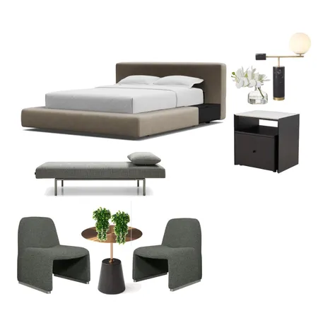 Wang Residence Bedroom concept 2 Interior Design Mood Board by SophisticatedSpaces on Style Sourcebook