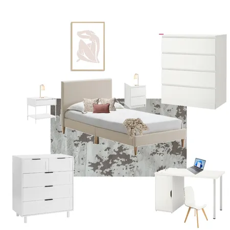 Student Bedroom Treeby Interior Design Mood Board by Amanda Lee Interiors on Style Sourcebook