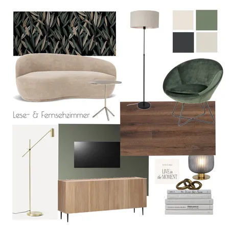 Lese- & Fernsehzimmer Karin Jau Interior Design Mood Board by RiederBeatrice on Style Sourcebook