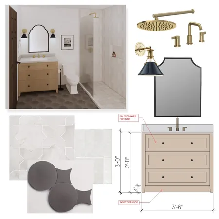 Guest Bath_01 Interior Design Mood Board by KristinC on Style Sourcebook