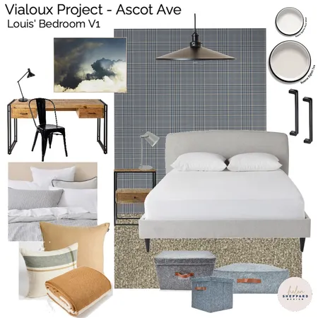 Louis' Bedroom Interior Design Mood Board by Helen Sheppard on Style Sourcebook