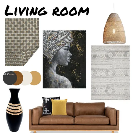 African Living Room Interior Design Mood Board by LizzyJ on Style Sourcebook