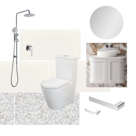 Lyrebird Guest Bathroom Interior Design Mood Board by Holm & Wood. on Style Sourcebook