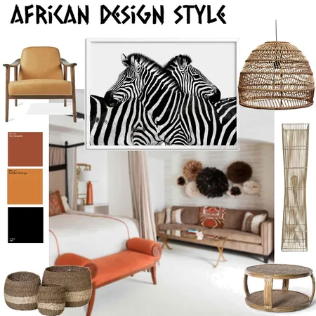 African Design Style Interior Design Mood Board by LizzyJ on Style Sourcebook