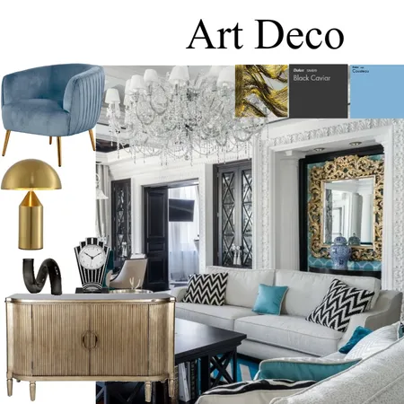 Art Deco Interior Design Style Interior Design Mood Board by LizzyJ on Style Sourcebook