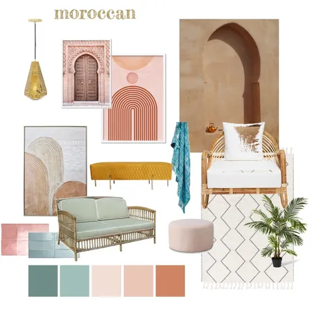 Moroccan Mood Board Interior Design Mood Board by sarahbellinteriors on Style Sourcebook