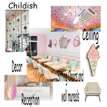 Ice-cream Parlor_02 Interior Design Mood Board by Tahafiaz on Style Sourcebook