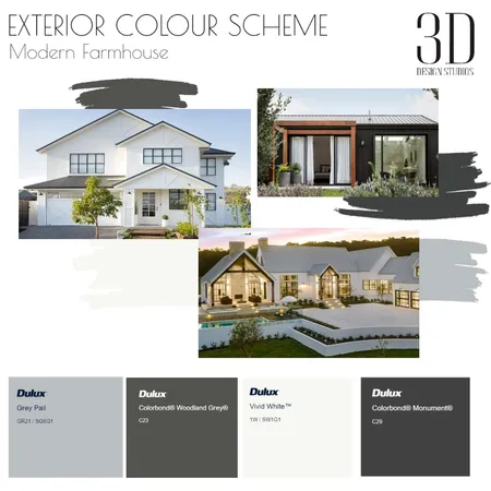 Modern Farmhouse Interior Design Mood Board by Designer3D on Style Sourcebook