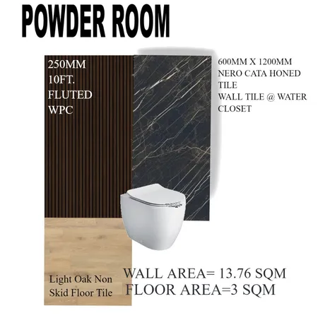 POWDER ROOM Interior Design Mood Board by Architect Charlene on Style Sourcebook