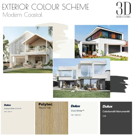 Modern Coastal Interior Design Mood Board by Designer3D on Style Sourcebook