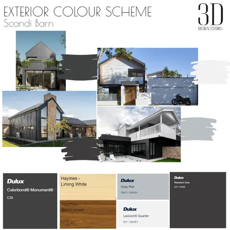 Scandi Barn Interior Design Mood Board by Designer3D on Style Sourcebook