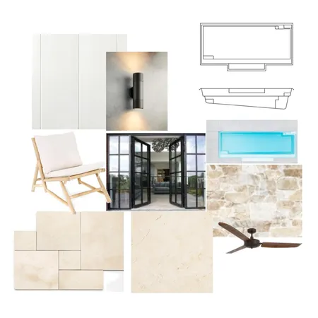 Alfresco/Pool Interior Design Mood Board by Simplicity Interiors on Style Sourcebook