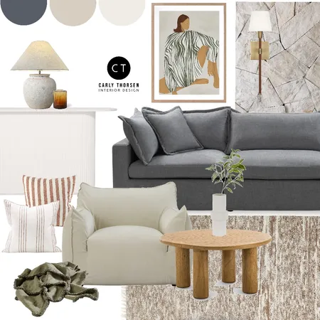 Cosy living Interior Design Mood Board by Carly Thorsen Interior Design on Style Sourcebook