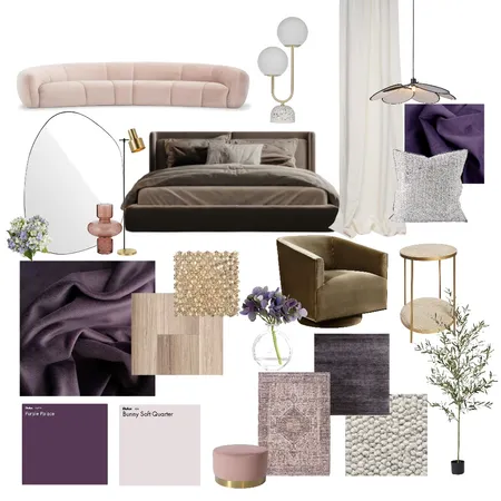 Bedroom velvet Interior Design Mood Board by Hatun_Bamaroof on Style Sourcebook