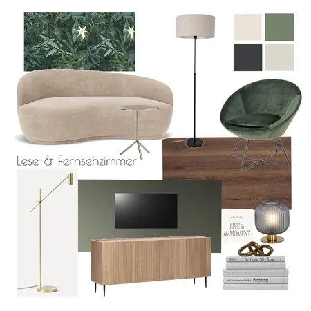 Lese- & Fernsehzimmer Karin Jau Interior Design Mood Board by RiederBeatrice on Style Sourcebook