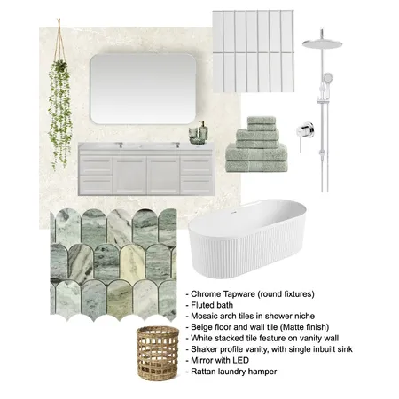 Bathroom Reno Interior Design Mood Board by Chantelborg1314 on Style Sourcebook