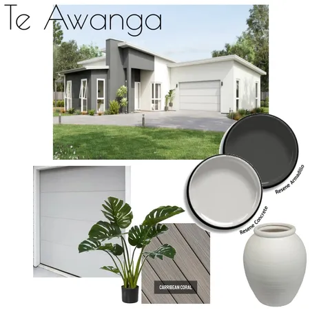 Lot 40 Exterior TeAwaga Interior Design Mood Board by bernadette.frost@jennianhomes.co.nz on Style Sourcebook