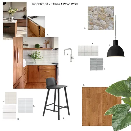 Robert St Kitchen 1Wood White Interior Design Mood Board by Susan Conterno on Style Sourcebook