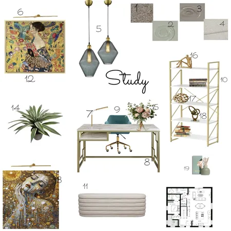 Study Interior Design Mood Board by lisabet on Style Sourcebook