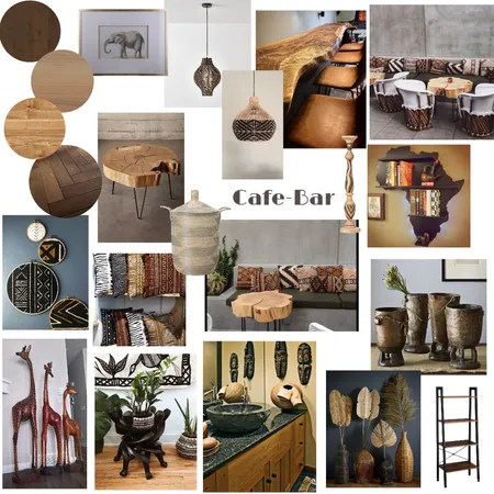 cafe-bar Interior Design Mood Board by Ίνα on Style Sourcebook
