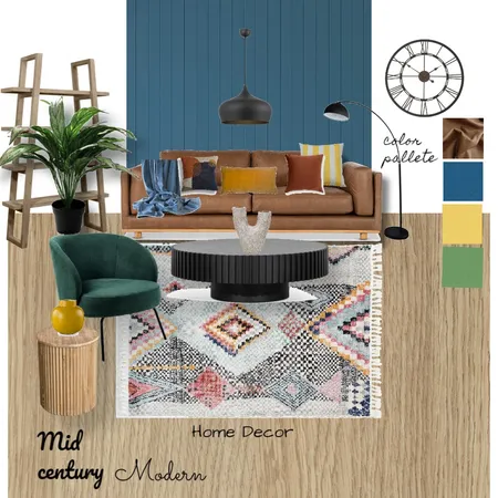 midcentury Interior Design Mood Board by ehamedikhah on Style Sourcebook