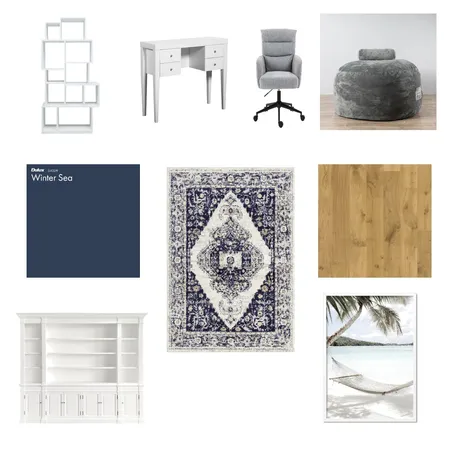 Library/Office Interior Design Mood Board by obloy.h on Style Sourcebook