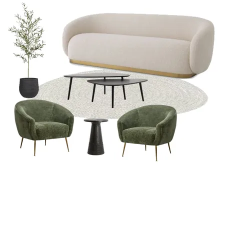 area 1 Boucle Sofa Interior Design Mood Board by MYSA on Style Sourcebook