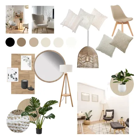 Sala espera consultorio PSICO NORDICO Interior Design Mood Board by tarettoflorencia6@gmail.com on Style Sourcebook