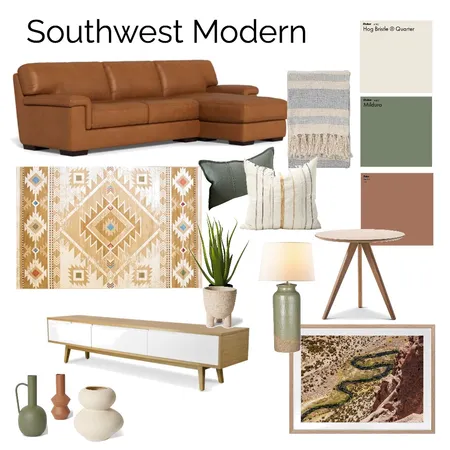 Southwest Modern Interior Design Mood Board by Ladybird Maldon Design on Style Sourcebook