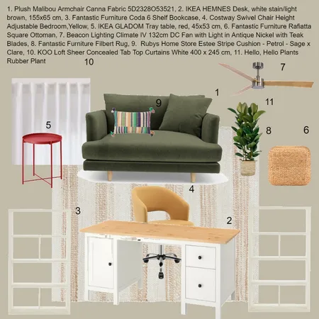 Cristiene Office Nova Fase Interior Design Mood Board by sano.campos@hotmail.com on Style Sourcebook