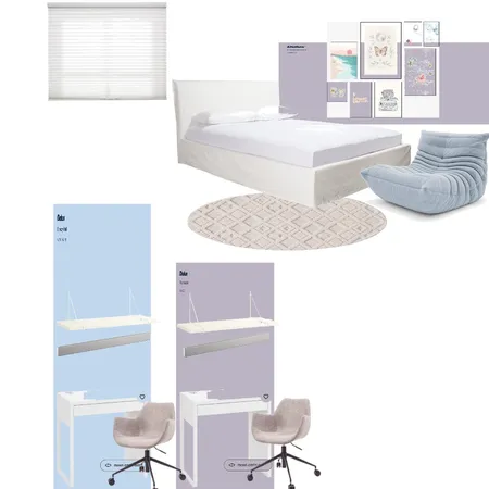 חדר נערות צבעי פסטל Interior Design Mood Board by efratn100@gmail.com on Style Sourcebook