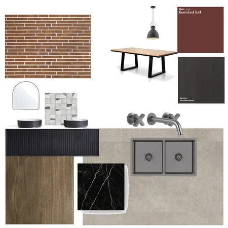 Industrial Nerrina Interior Design Mood Board by Sarah Bourke Interior Design on Style Sourcebook