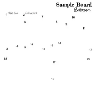 Bathroom Sample Board Interior Design Mood Board by skylerjade on Style Sourcebook