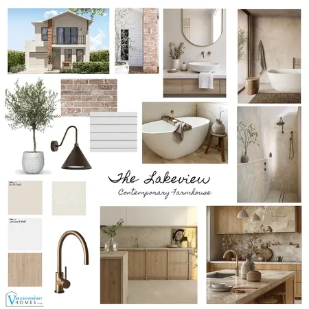 The Lakeview-Contemporary Farmhouse Interior Design Mood Board by Tamee Rene' Brancati on Style Sourcebook