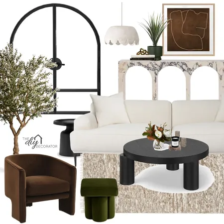 Modern Look living Interior Design Mood Board by Thediydecorator on Style Sourcebook