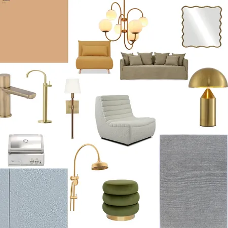 Χρυσό και Ασημι Interior Design Mood Board by Ntora on Style Sourcebook