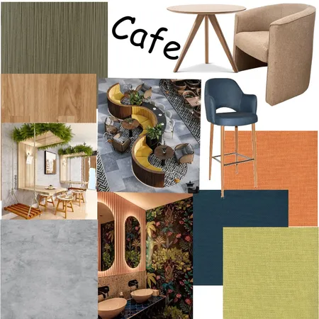 cafe Interior Design Mood Board by DRAKOULI on Style Sourcebook