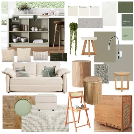 84a kitchen/living koala vanilla & leona table Interior Design Mood Board by brigid on Style Sourcebook