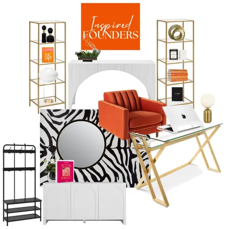 Priscilla's Creative Space Interior Design Mood Board by The Ginger Stylist on Style Sourcebook